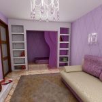 Design do quarto sala de estar