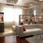 Projeto de uma sala e quarto separados