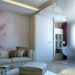 Sala de estar com quarto