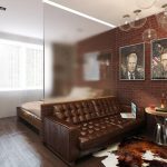 Sala de estar de design de quarto clássico