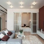 Pequeno, sala de estar, quarto