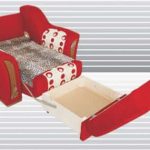 Chaise pliante rouge