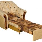 Chaise pliante lit brun clair