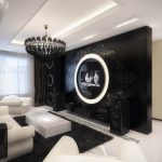 Sala de estar elegante design quarto