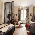 Quarto e sala de estar no mesmo quarto