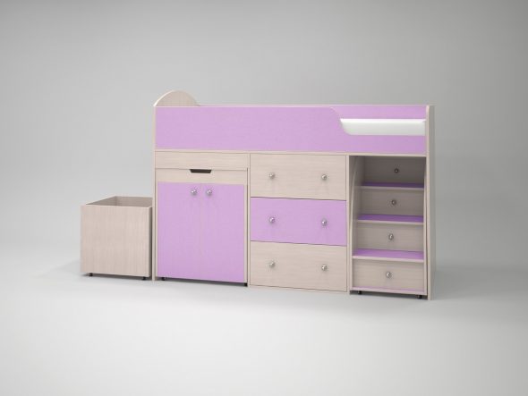 Lit lumineux mezzanine Kid