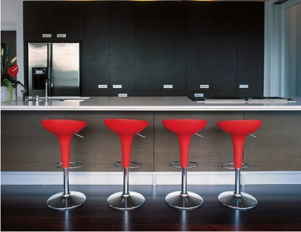 tabourets de bar avec mécanisme rotatif