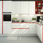 cuisine blanc rouge