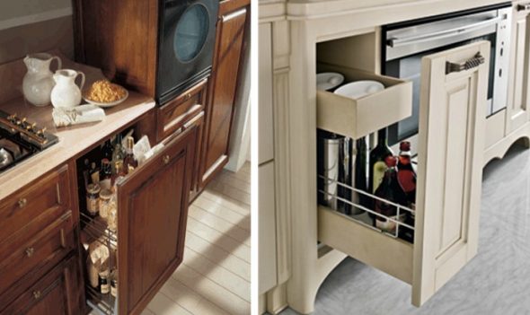 porte-bouteilles de différentes tailles