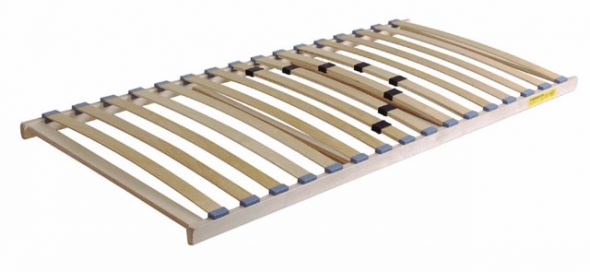 Lamelles en bois avec monture en plastique