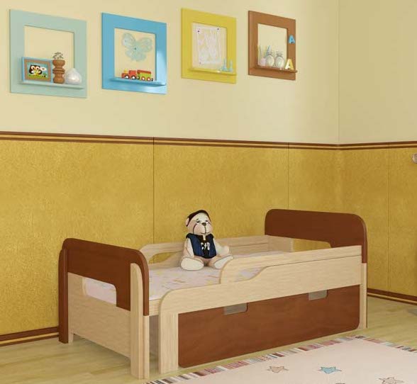 Lit bébé à partir de 3 ans avec pare-chocs