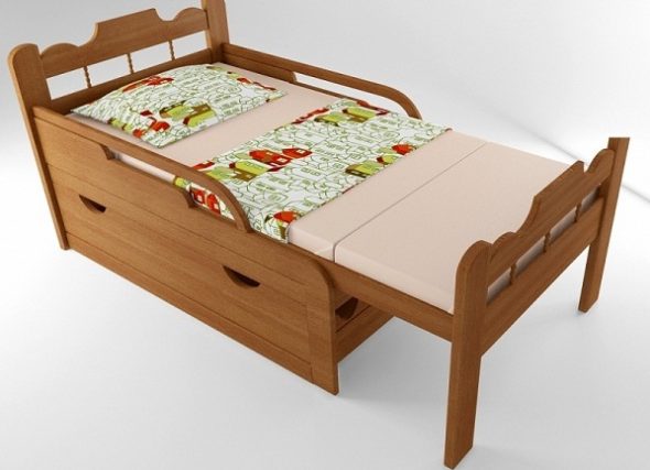 Lit pliant pour enfants Vyrastayka