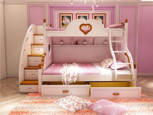 lit superposé pour les filles