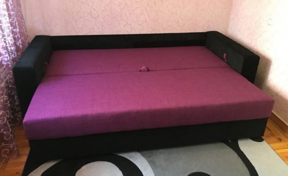 Canapé pliant Eurobook lilas