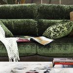canapé euro vert foncé