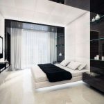 chambre blanche et noire