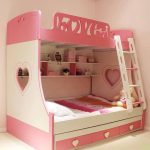 lit superposé élégant pour les filles