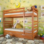 lit superposé classique pour enfants