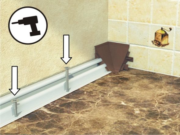 socle de fixation sur vis