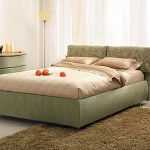 Le lit est un et demi vert