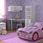 lit machine pour les filles de la chambre