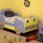 modèle simple d'un lit de la machine
