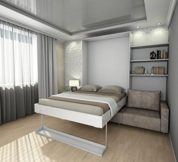 Transformateur de lit intégré dans la chambre
