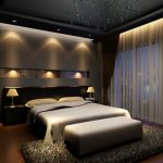chambre aux couleurs sombres