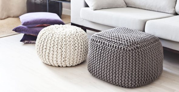 pouf rond