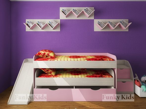 lit à deux niveaux funky enfants