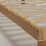 La base des lattes de lit en bois