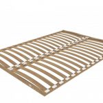 Base en lamelles avec monture en plastique