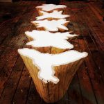 chanvre de designer en bois