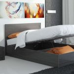 lit élévateur avec rangement inférieur