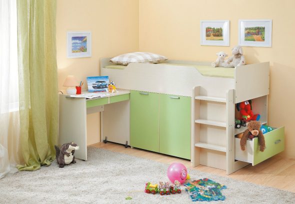Échantillon de lit pour enfants