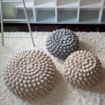 poufs tricotés