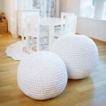 choux blancs tricotés
