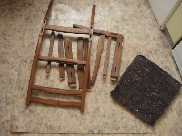 démonter la chaise