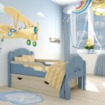 Lit coulissant pour chambre d'enfants
