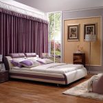 couleurs lilas dans la chambre