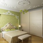 chambre vert clair
