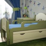 Lit coulissant élégant pour un enfant