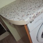 plan de travail avec ourlet