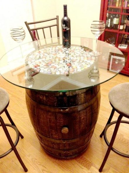 table avec ses propres mains