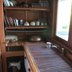 séchage dans une armoire de bois