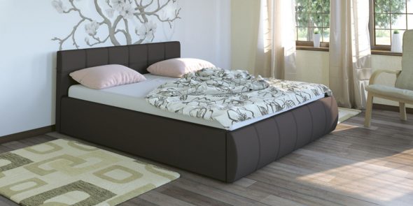 pouf gris