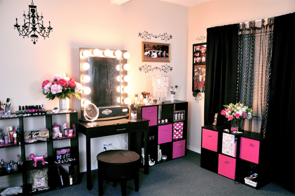table de maquillage