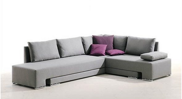 sofá cama de canto