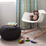 pouf tricoté pour enfants