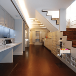 boîtes construites sous les escaliers